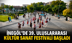 İnegöl’de 39. Uluslararası Kültür Sanat Festivali başladı