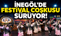 İnegöl’de Festival Coşkusu Sürüyor! Binlerce Kişi Dans Gösterilerini İzledi
