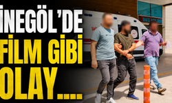 İnegöl'de film gibi olay....