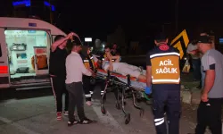 İnegöl’de motosiklet kaldırıma çarptı: Sürücü ağır yaralandı