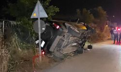 İnegöl’de otomobil takla attı: Yaralılar var...