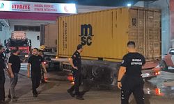 İnegöl’de Seyir Halindeki Tır Alev Aldı