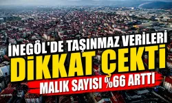 İnegöl’de Taşınmaz Verileri Dikkat Çekti: Malik Sayısı %66 Arttı