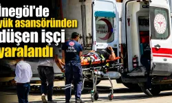 İnegöl’de yük asansöründen düşen işçi yaralandı