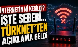 İnternetin mi kesildi? İşte sebebi... TürkNet'ten açıklama geldi