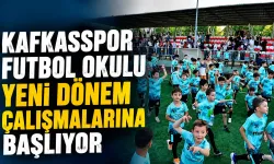 Kafkasspor Futbol Okulu yeni dönem çalışmalarına başlıyor