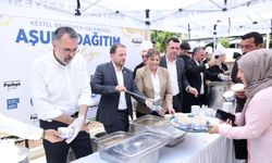 Kestel’de Geleneksel Aşure İkramına Yoğun İlgi