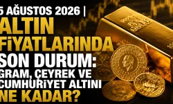 5 Ağustos 2026 | Altın fiyatlarında son durum: Gram, çeyrek ve Cumhuriyet altını ne kadar?