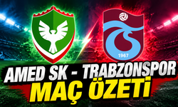 Amed SK - Trabzonspor maç özeti