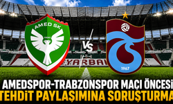 Amedspor-Trabzonspor maçı öncesi tehdit paylaşımına soruşturma