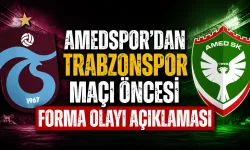 Amedspor’dan Trabzonspor maçı öncesi forma olayı açıklaması