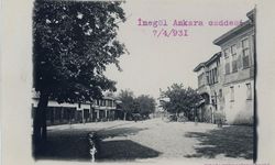 İnegöl Ankara Caddesi | 95 Yıllık Fotoğraf Şehrin Kayıp Yüzünü Gösteriyor