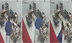 Bursa’da beyaz eşya tamirhanesinde cep telefonu hırsızlığı kamerada