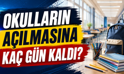 Okulların açılmasına kaç gün kaldı?