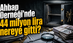 Ahbap Derneği'nde 44 milyon lira nereye gitti?