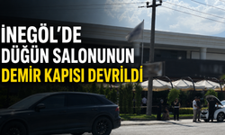İnegöl’de düğün salonunun demir kapısı devrildi: 1 kişi yaralandı