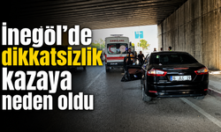 İnegöl’de dikkatsizlik kazaya neden oldu