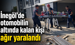 İnegöl’de Otomobilin altında kalan kişi ağır yaralandı