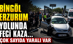 Bingöl Erzurum yolunda feci kaza… Çok sayıda yaralı var