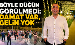 Nazilli'de ilginç düğün: Damat var, gelin yok