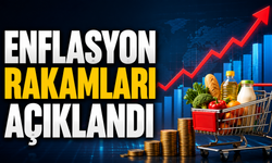 Enflasyon rakamları açıklandı