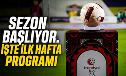 1.Ligde perde açılıyor. İşte ilk hafta programı