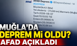 Muğla’da Deprem mi Oldu? AFAD Açıkladı