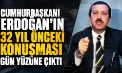 Cumhurbaşkanı Erdoğan'ın 32 yıl önceki konuşması gün yüzüne çıktı