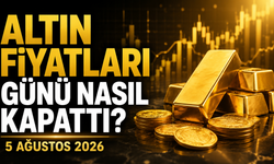 Altın Fiyatları Günü Nasıl Kapattı? Gram ve Çeyrek Altında Son Durum | 5 Ağustos 2026