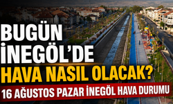 Bugün İnegöl’de Hava Nasıl Olacak? 16 Ağustos Pazar İnegöl Hava Durumu