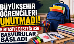 Büyükşehir öğrencileri unutmadı! Kırtasiye desteği için başvurular başladı