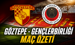 Göztepe - Gençlerbirliği Maç Özeti