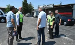 Karacabey’de asfalt çalışmaları sürüyor: Mecidiye ve sanayi bölgesinde yollar yenilendi