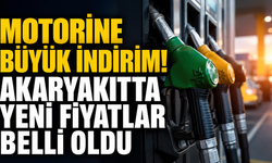Motorine büyük indirim geldi! Akaryakıtta yeni fiyatlar belli oldu