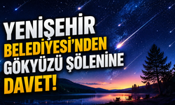 Yenişehir Belediyesi’nden Gökyüzü Şölenine Davet! Perseid Meteor Yağmuru Çiçeközü Göleti’nde İzlenecek