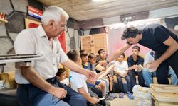İmamın marangozluk atölyesinde çocuklara meslek eğitimi