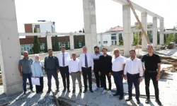 İnegöl’de Alanyurt yüzme havuzunun yapımı sürüyor