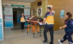 İnegöl’de üzüm toplarken 3 metreden düşen kişi yaralandı