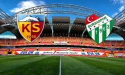 Kayserispor-Bursaspor maçı canlı anlatım