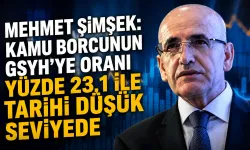 Mehmet Şimşek: Kamu borcunun GSYH’ye oranı yüzde 23,1 ile tarihi düşük seviyede