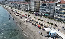 Mudanya'da plajlar ful çekiyor