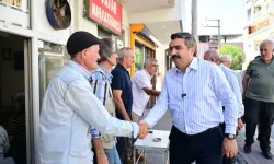 Oktay Yılmaz, Çiçek Caddesi esnafının taleplerini dinledi