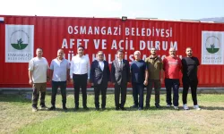 Osmangazi’de afet hazırlığı: Konteynerler 40 mahalleye ulaşacak