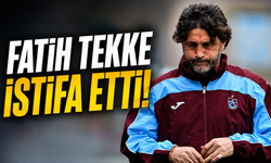 SON DAKİKA | Fatih Tekke istifa etti!
