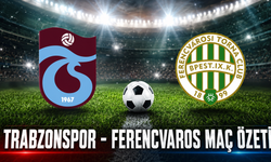 Trabzonspor - Ferencvaros maç özeti! Rövanş öncesi avantaj rakibin