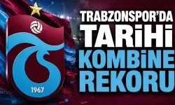 Trabzonspor’da tarihi kombine rekoru