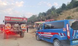 İnegöl'de arazi yangını ormanlık alana sıçradı