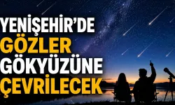 Yenişehir’de Perseid Meteor Yağmuru Çiçeközü Göleti’nde izlenecek