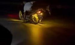 Bursa’da Motosiklet Üzerinde Tehlikeli Yolculuk Kamerada