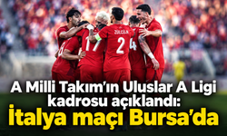 A Milli Takım’ın Uluslar A Ligi kadrosu açıklandı: İtalya maçı Bursa’da